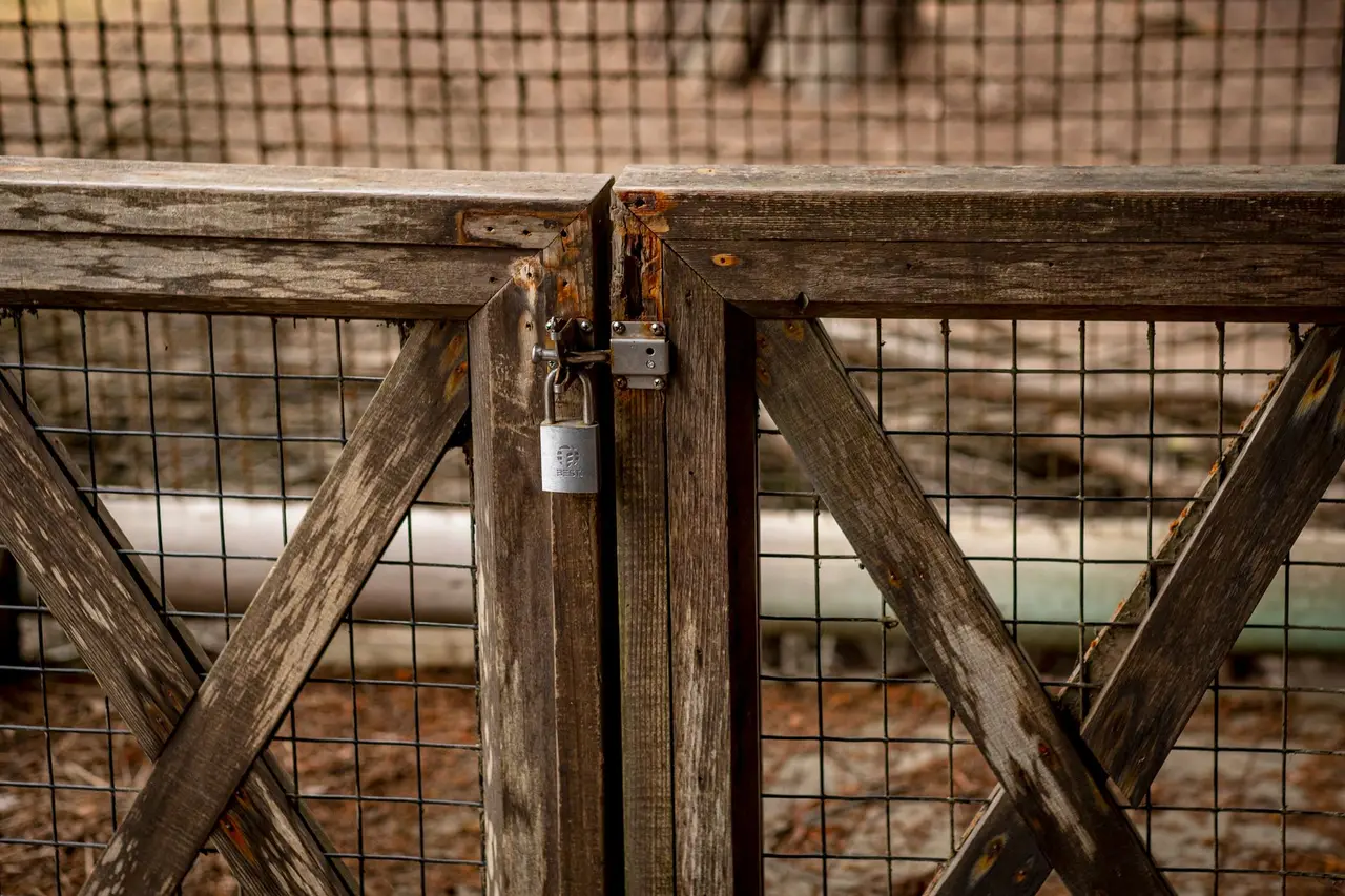 Wood Fence Hinge Replacement